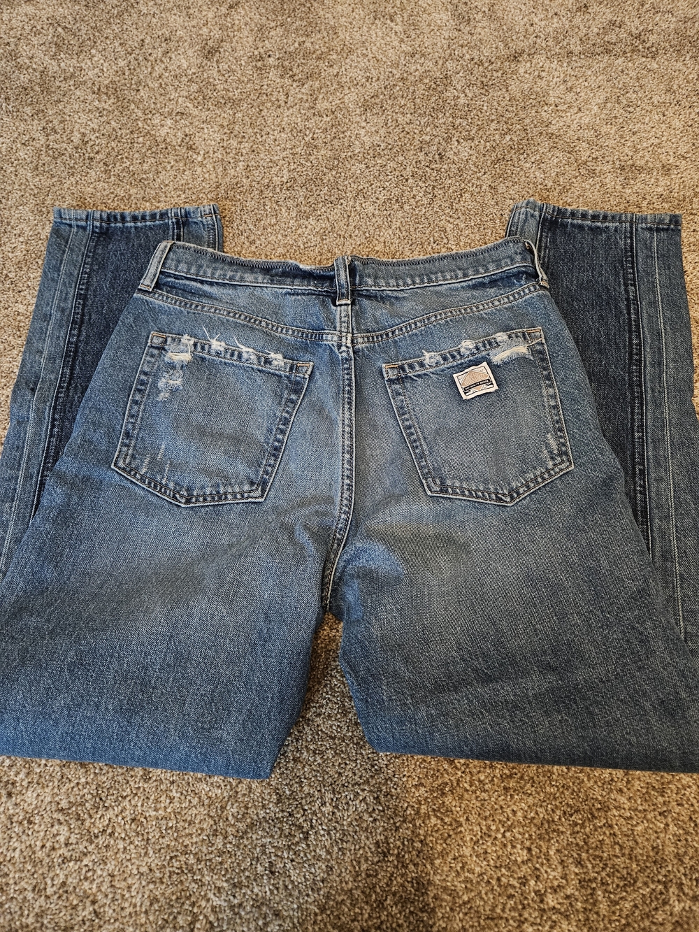 GAP Distressed Utility Jeans - Picture 3 of 6